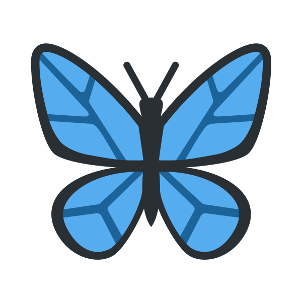 Смайлик бабочка