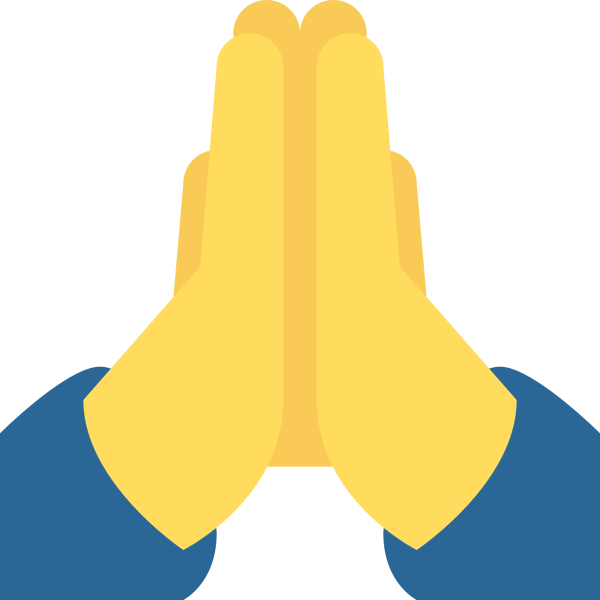 Смайлик молится