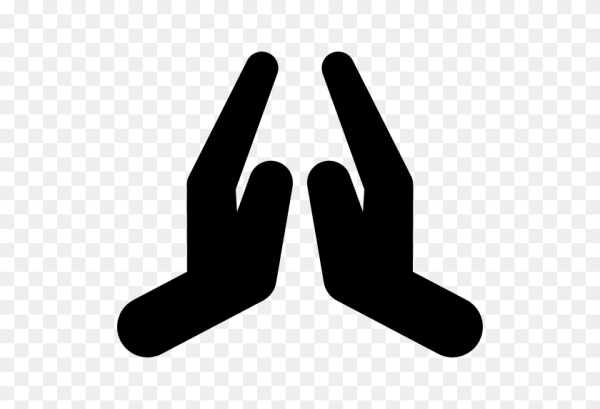 Иконка молится