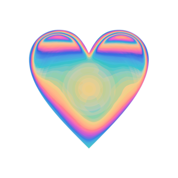 Разноцветное сердце