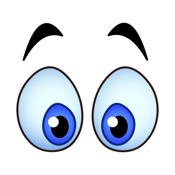 Глаза трафарет