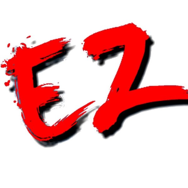 Ez надпись на белом фоне