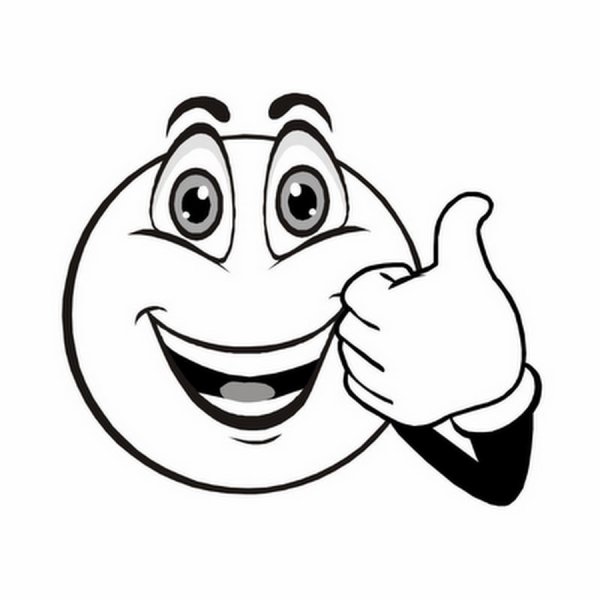 Улыбка раскраска