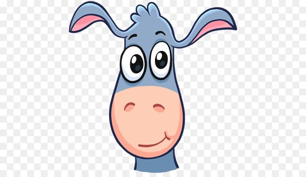 Стикер осел