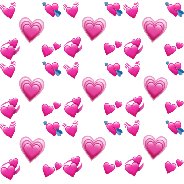 Много сердечек