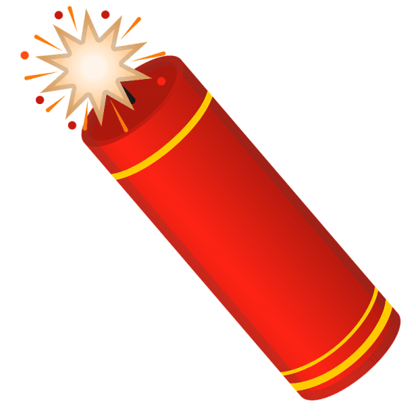 Петарда без фона