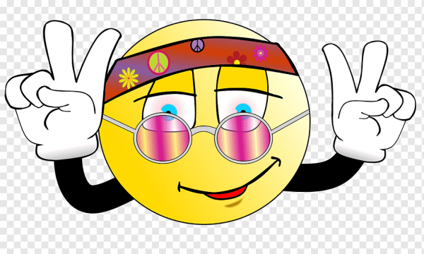 Смайлик в розовых очках