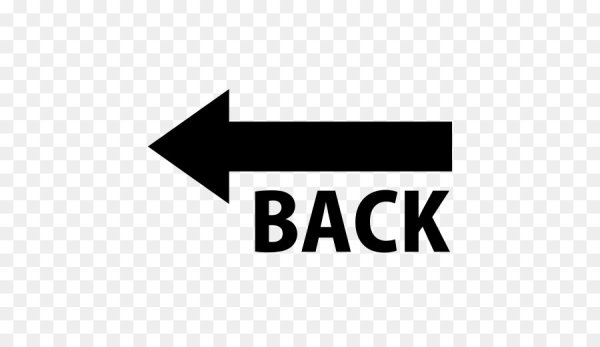 Надпись back