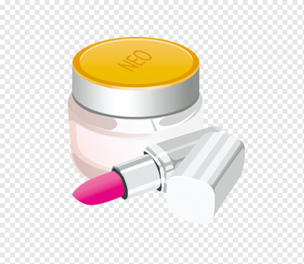 Крем и помада вектор