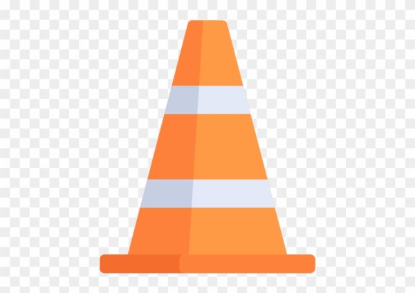 Дорожный конус с логотипом