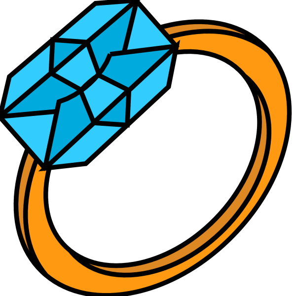 Кольцо с бриллиантом ЭМОДЖИ