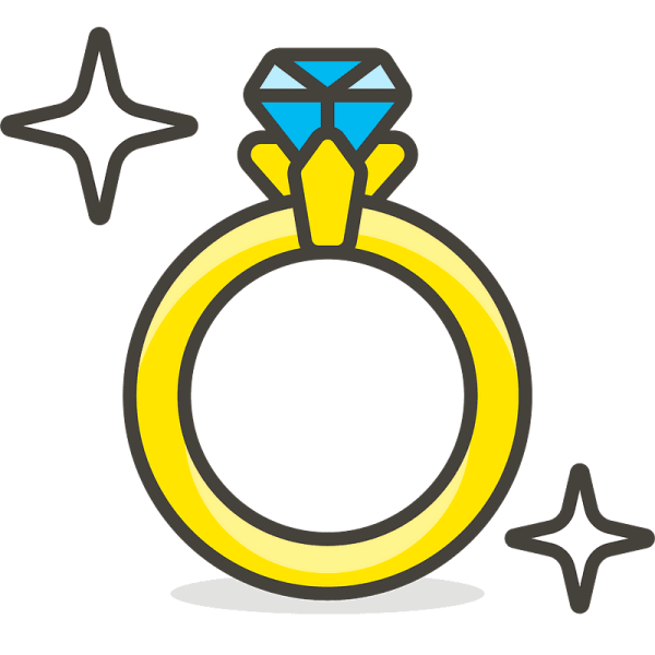 Кольцо с бриллиантом ЭМОДЖИ