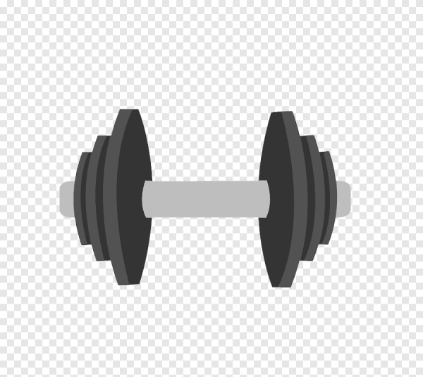 Наклейка гантеля
