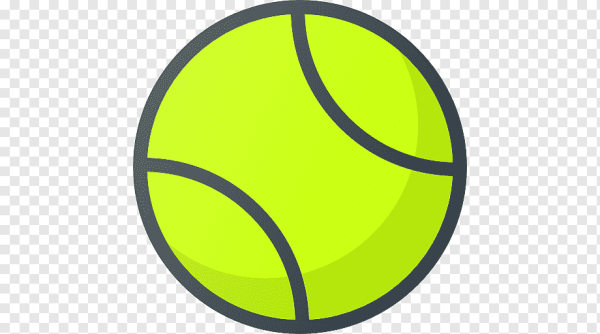 Теннисный мяч мультяшный