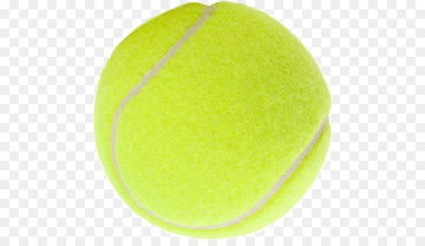 Теннисный мячик на белом фоне