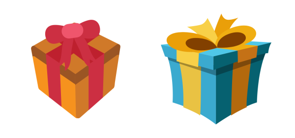 Смайлик подарочек