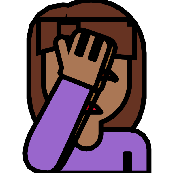 ЭМОДЖИ закрывает лицо рукой