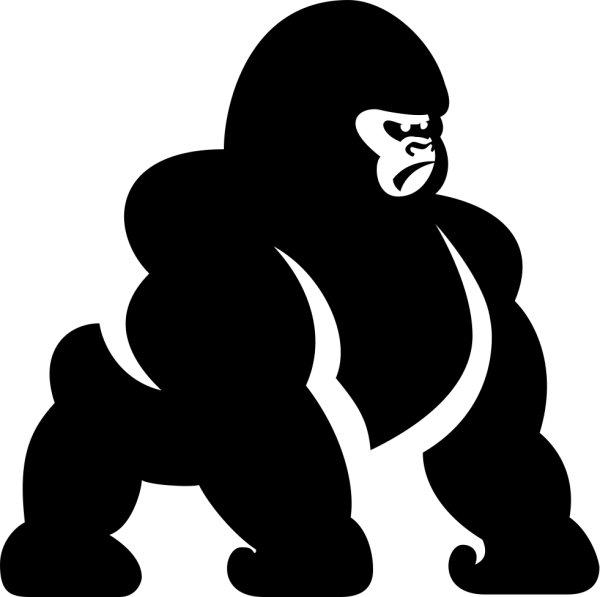 Нарисовать гориллу