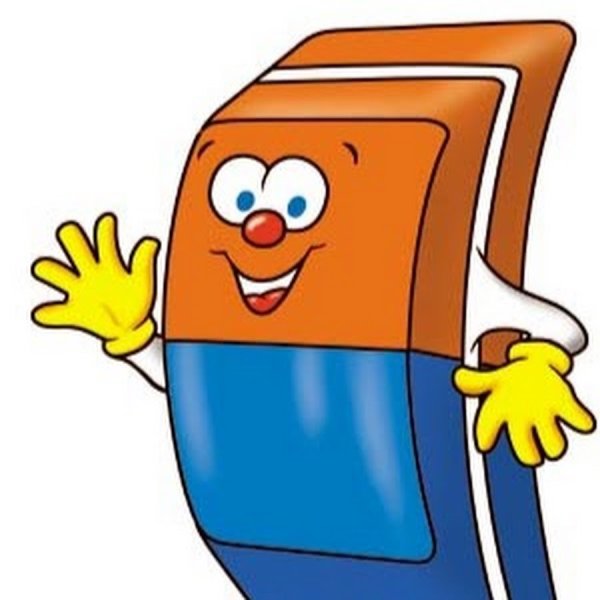 Стирательная резинка мультяшная