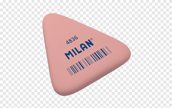 Ластик на белом фоне