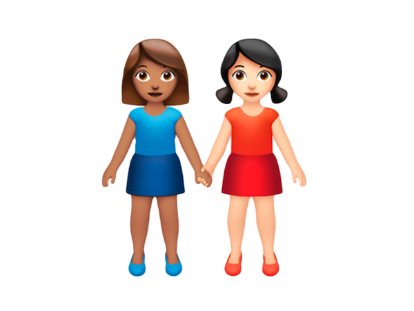 Смайлик две девочки