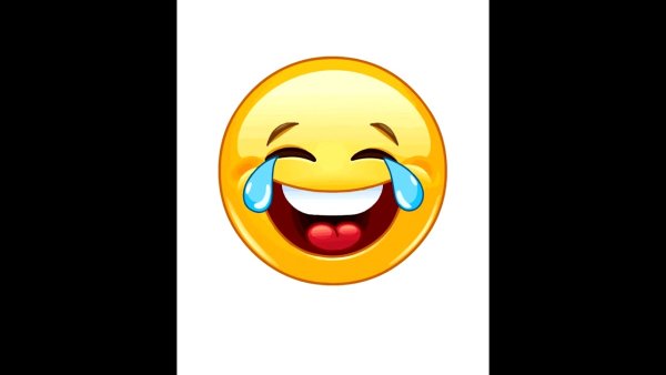 Смеющийся смайлик со слезами