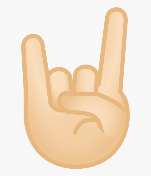 Смайлик с двумя пальцами