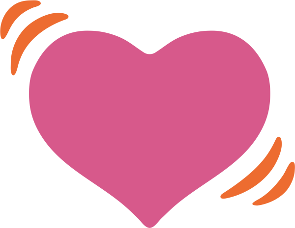 Смайлы эмодзи сердце