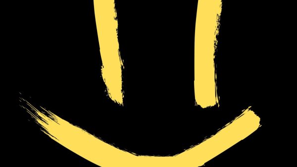 Смайлик краской