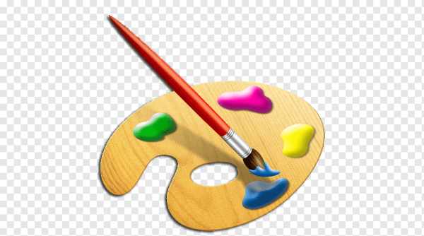 Палитра и кисти