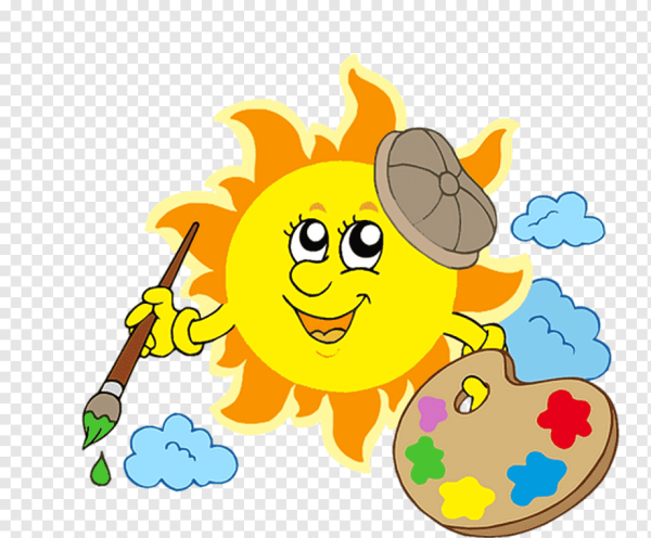 Солнышко с кисточкой