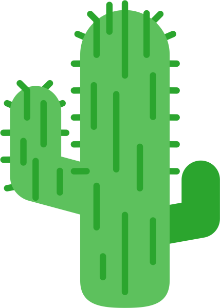 Кактус для игры Динозаврик