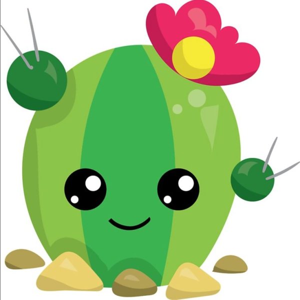 Смайлик в ватсапе Кактус