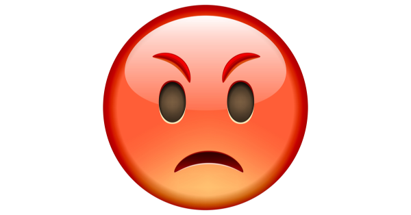 Красный смайлик