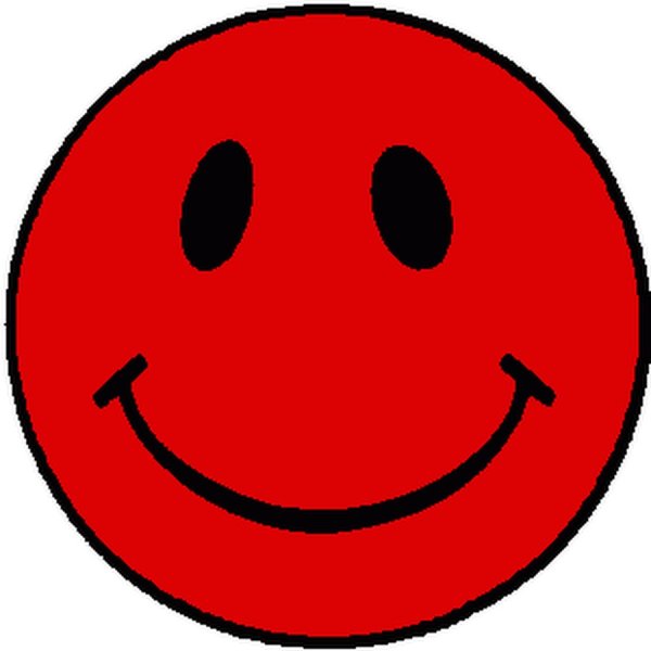 Смайлик грустный красн