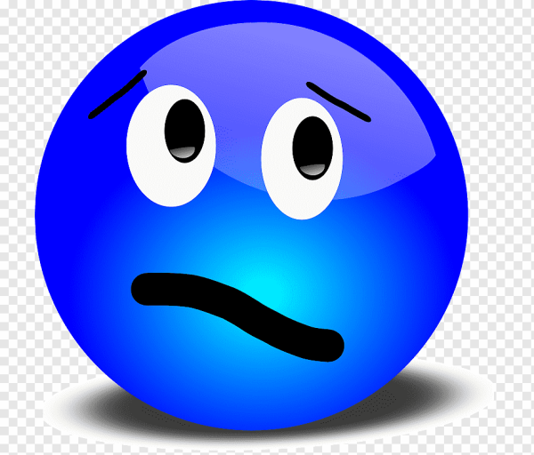 Синий Смайл эмоции