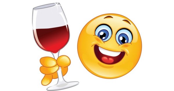 Смайл с шампанским