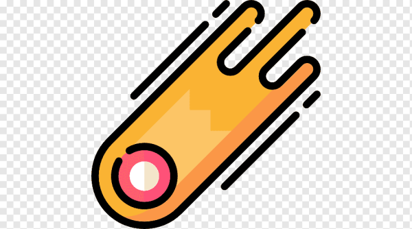 Цветная иконка Комета