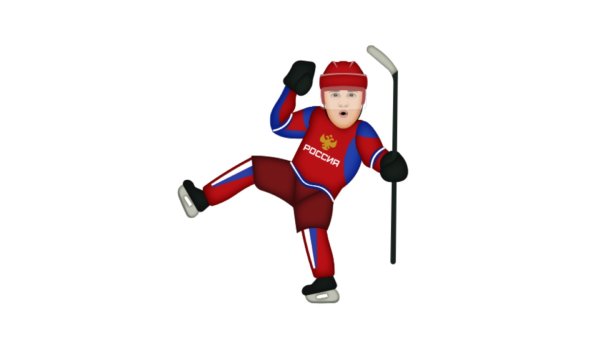 Хоккеист для дошкольников