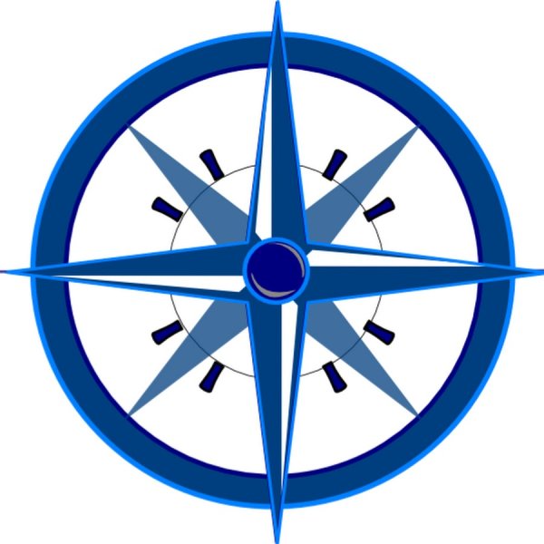 Компас векторный