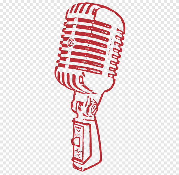 Микрофон нарисованный