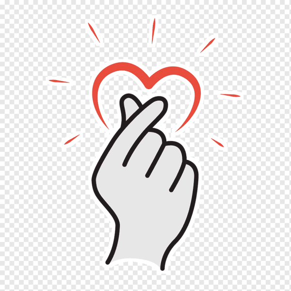 Сердечко из пальцев