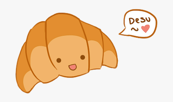 Кавайный круассан