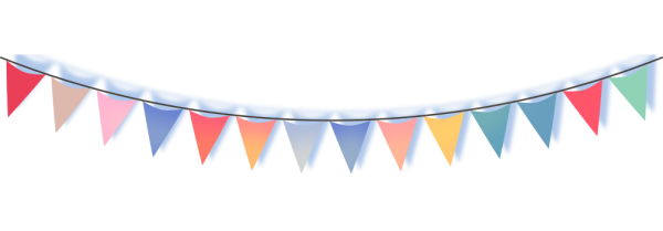 Фон для баннера с флажками