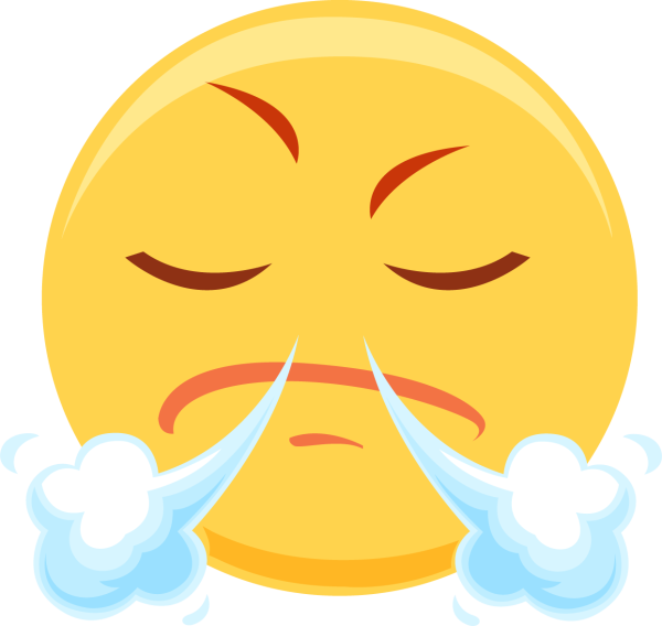 Смайлик сердится