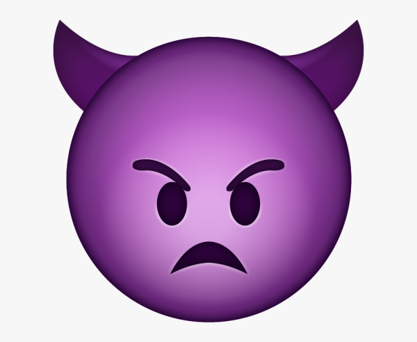 Эмодзи фиолетовый демон