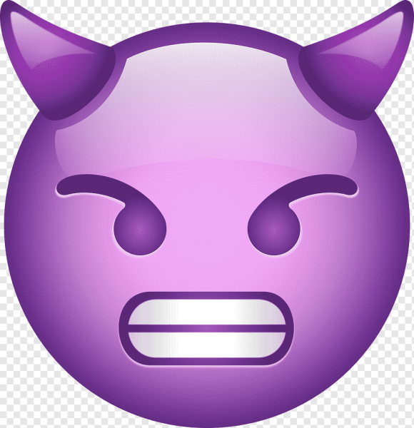 Emoji Злое лицо