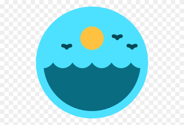 Море значок