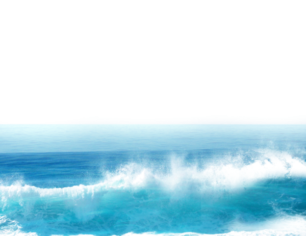 Волна на прозрачном фоне