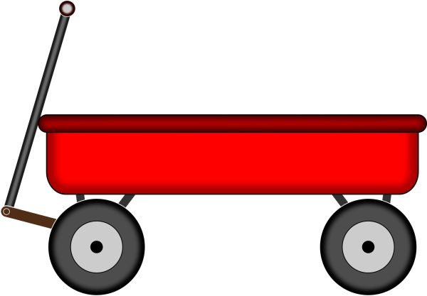 Телега с кирпичом